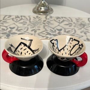Artist Bures Vintage 80s tea cups